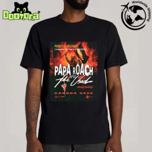 Papa Roach Rise Of The Roach 2025 Canada Tour Fan Gifts Classic T-Shirt