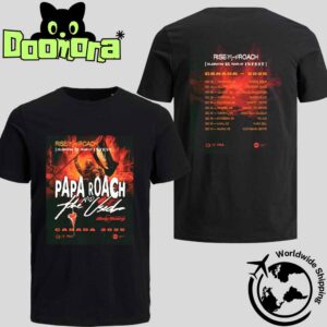 Papa Roach Rise Of The Roach 2025 Canada Tour Fan Gifts Two Sides Classic T-Shirt
