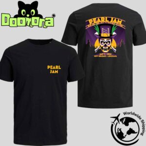 Pearl Jam Event Tee 2025 New Orleans Jazz And Heritage Festivalt In New Orleans LA On May 3 2025 Skull Artwork Fan Gifts Classic T-Shirt