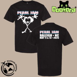 Pearl Jam Raleigh North Carolina 2025 Trans Stickman Tee At Lenovo Center On May 11 And 13 2025 Artwork Classic T-Shirt