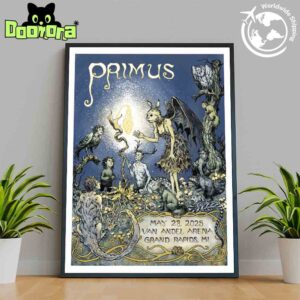 Primus Concert At Van Andel Arena Grand Rapids MI On May 28 2025 Fan Gifts Home Decor Poster Canvas