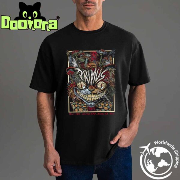 Primus Sessanta V2.0 Tour At The Walmart AMP In Rogers AR On May 2 2025 Artwork Fan Gifts Classic T-Shirt