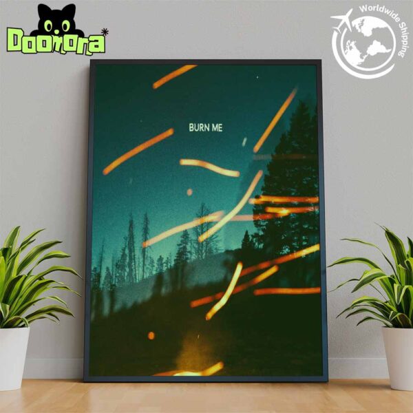 Sam Barber Burn Me New Single Art Cover Fan Gifts Home Decor Poster Canvas