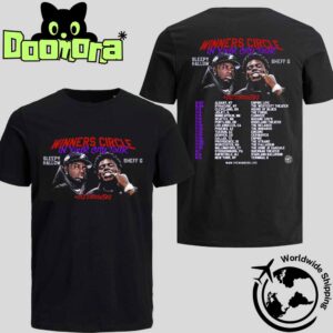Sleepy Hallow And Sheff G Winners Circle In Your City Tour Dates 2025 Fan Gifts Two Sides Classic T-Shirt