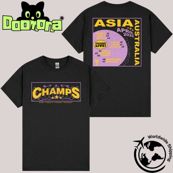 State Champs Australia And Asia Tour Dates 2025 Fan Gifts Classic T-Shirt