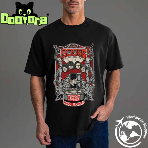 The 55th Anniversary Of The Doors Legendary Performance At Detroit’s Cobo Arena Artwork Classic T-Shirt