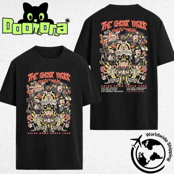 The Ghost Inside Going Down Under Tour Dates In Australian 2025 Fan Gifts Two Sides Classic T-Shirt