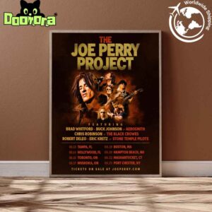 The Joe Perry Project Tour Dates 2025 Fan Gifts Home Decor Poster Canvas
