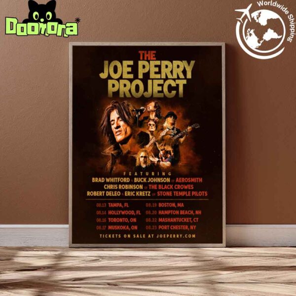 The Joe Perry Project Tour Dates 2025 Fan Gifts Home Decor Poster Canvas