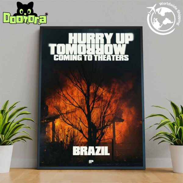 The Weeknd Hurry Up Tomorrow Coming To Theaters In Brazil Fan Gifts Home Decor Poster Canvas