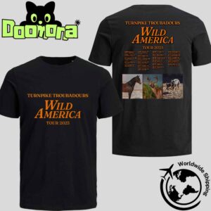 Turnpike Troubadours Wild America Tour 2025 Fan Gifts Two Sides Classic T-Shirt