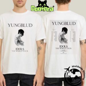 Yungblud 2025 Idols World Tour Dates Europe And North America Fan Gifts Two Sides Classic T-Shirt