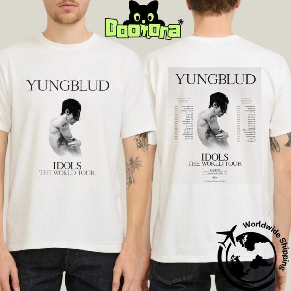 Yungblud 2025 Idols World Tour Dates Europe And North America Fan Gifts Two Sides Classic T-Shirt