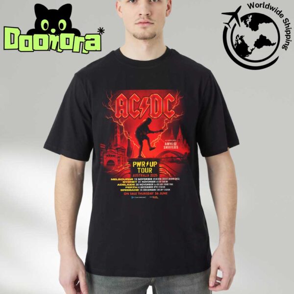 ACDC POWER UP Tour Australia 2025 Fan Gifts Classic T-Shirt