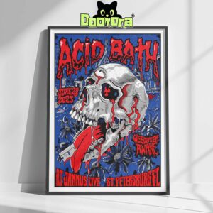 Acid Bath Poster At Jannus Live In St Petersburg Florida On June 28 2025 Home Decor Poster Canvas