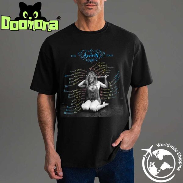 Addison Rae The Addison Tour Dates 2025 Fan Gifts Classic T-Shirt