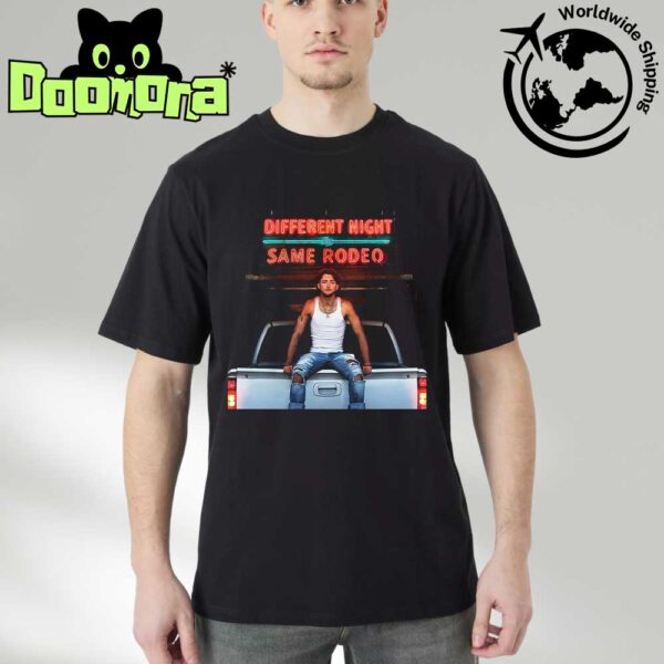 Bailey Zimmerman Different Night Same Rodeo New Album Art Cover Fan Gifts Classic T-Shirt