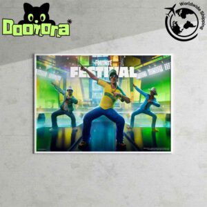 Bruno Mars In Fortnite Festival Season 9 Artwork Fan Gifts Home Decor Poster Canvas