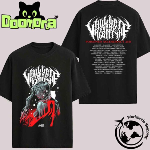 Bullet For My Valentine Poisoned Ascendancy Tour Merch Through The Door Artwork Fan Gifts Classic T-Shirt
