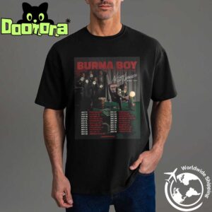 Burna Boy No Sign Of Weakness World Tour 2025 Fan Gifts Classic T-Shirt