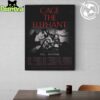 King’s X Tour On July 2025 Fan Gifts Home Decor Poster Canvas