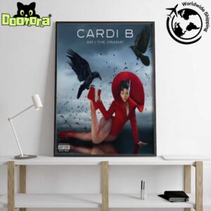 Cardi B Am I The Drama New Album Art Cover Fan Gifts Home Decor Poster Canvas