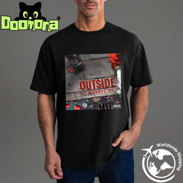 Cardi B New Single Outside Art Cover Fan Gifts Classic T-Shirt