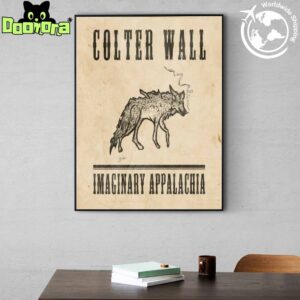 Colter Wall Imaginary Appalachia 10th Anniversary Art Cover Fan Gifts Home Decor Poster Canvas