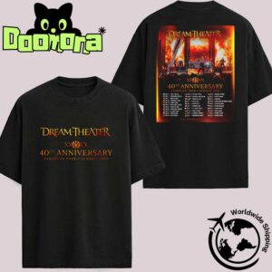 Dream Theater 40th Anniversary European Tour Dates Summer 2025 Fan Gifts Two Sides Classic T-Shirt