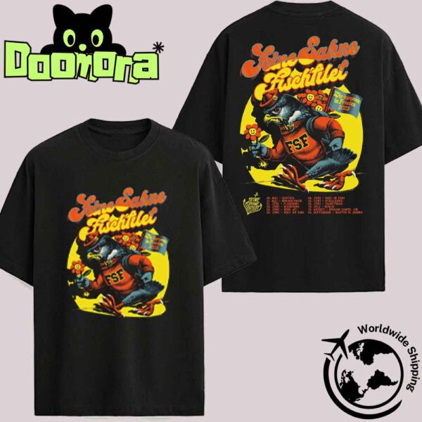 Feine Sahne Fischfilet Wir kommen in Frieden 2025 Tour Dates Fan Gifts Two Sides Classic T-Shirt