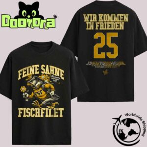 Feine Sahne Fischfilet Wir kommen in Frieden 2025 Tour Dates Vintage Design Fan Gifts Two Sides Classic T-Shirt