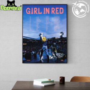 Girl In Red Summer Tour Dates 2025 Fan Gifts Home Decor Poster Canvas