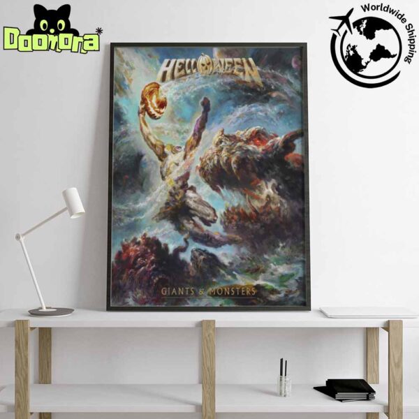Helloween Giants And Monsters New Album Artwork Fan Gifts Home Decor Poster Canvas