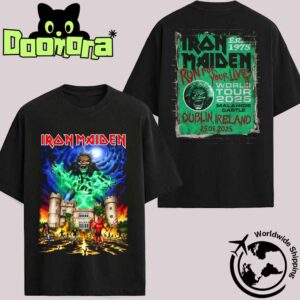 Iron Maiden Run For Your Lives World Tour 2025 Dublin Ireland Tee On June 25 2025 Fan Gifts Classic T-Shirt