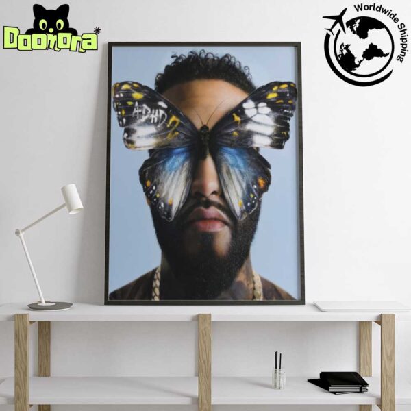 Joyner Lucas ADHD 2 Album Artwork Fan Gifts Home Decor Poster Canvas