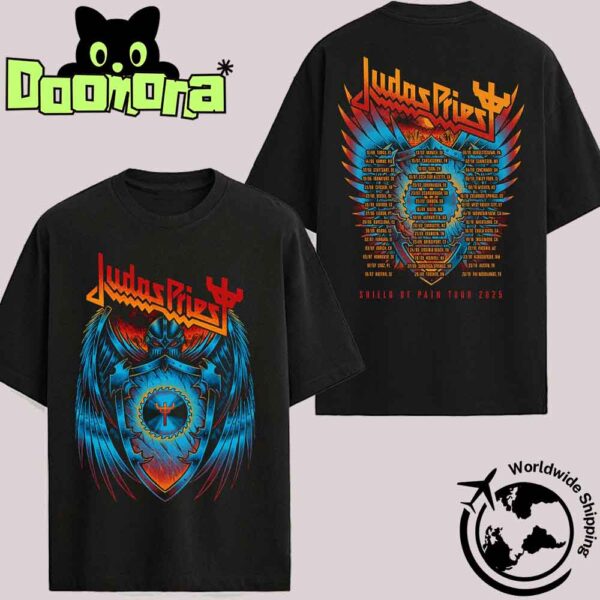 Judas Priest Shield Of Pain Tour Dates 2025 Shield Wings Artwork Fan Gifts Classic T-Shirt