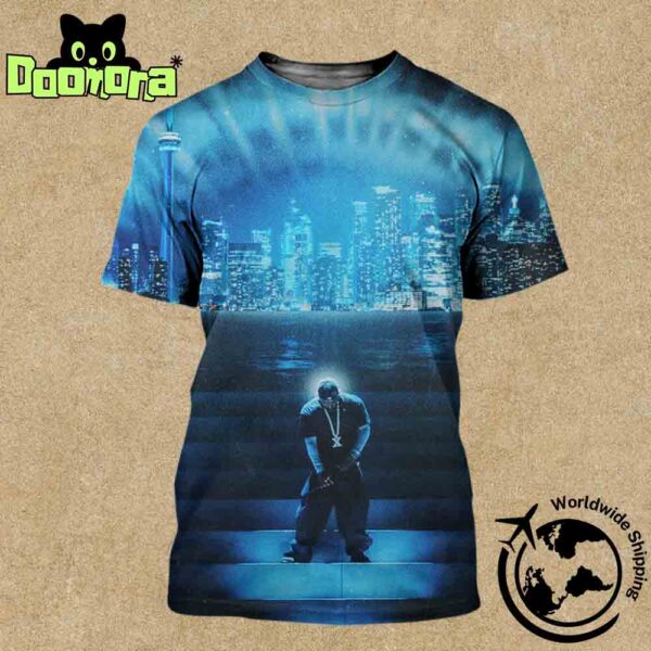 Kendrick Lamar Live In Toronto 2025 Artwork Fan Gifts All Over Print Shirt