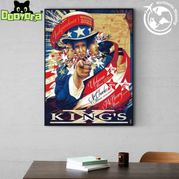 King’s X Tour On July 2025 Fan Gifts Home Decor Poster Canvas