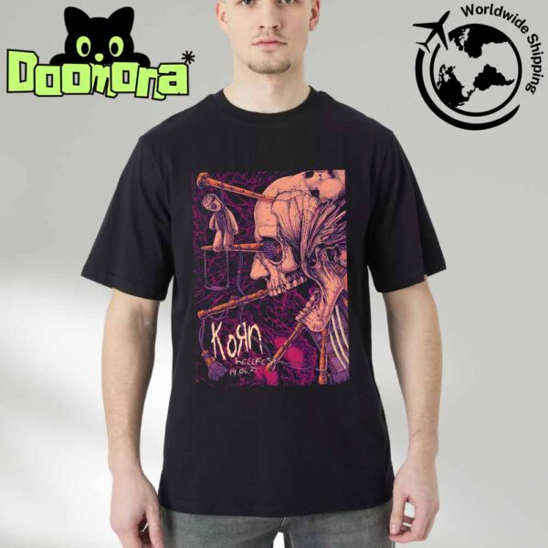 Korn Band In Hellfest 2025 Art Cover Fan Gifts Classic T-Shirt