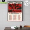 Public Enemy 2025 World Tour Dates Fan Gifts Home Decor Poster Canvas