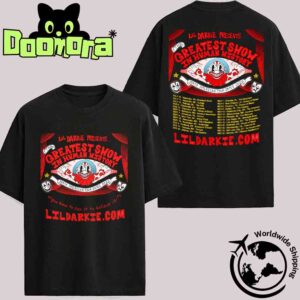 Lil Darkie The Greatest Show In Human History North American Tour Dates 2025 Fan Gifts Two Sides Classic T-Shirt