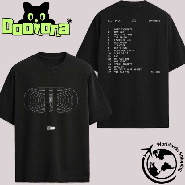 Lil Tecca DOPAMINE Album Art Cover Fan Gifts Two Sides Classic T-Shirt
