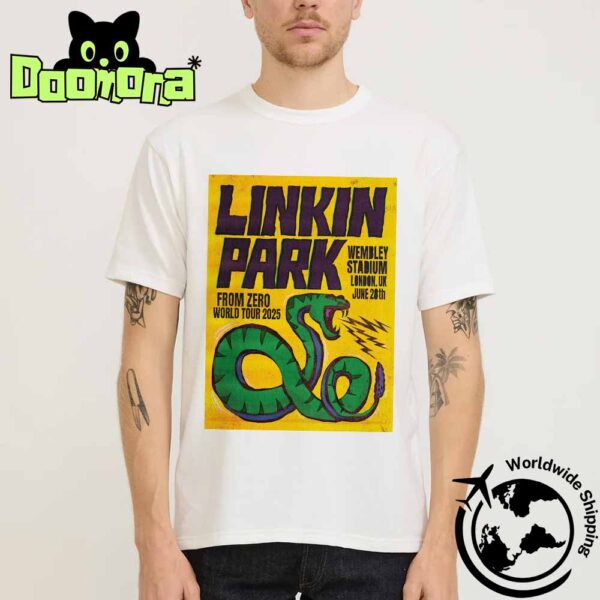 Linkin Park From Zero World Tour 2025 At Wembley Stadium In London UK On June 28th 2025 Fan Gifts Classic T-Shirt