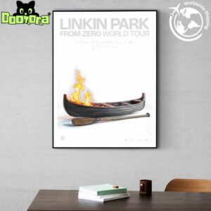 Linkin Park From Zero World Tour At Gelredome In Arnhem Netherlands On June 26 2025 Fan Gifts Home Decor Poster Canvas