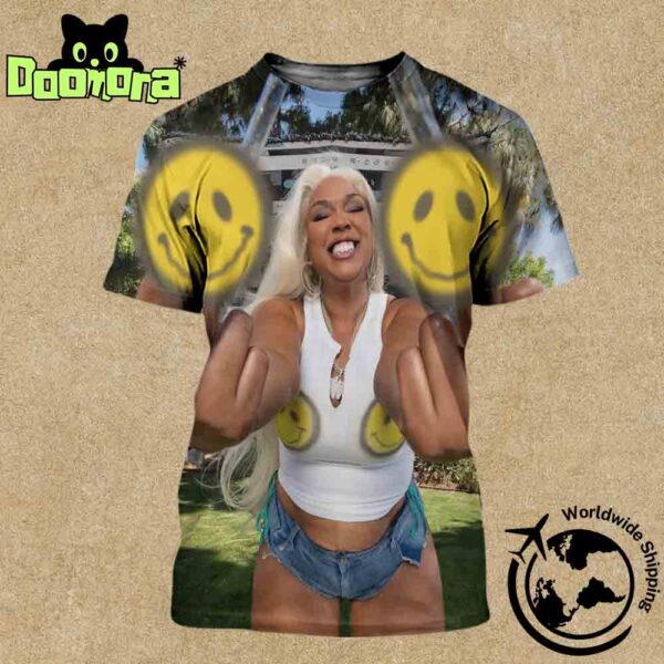 Lizzo New Mixtape My Face Hurts From Smiling Art Cover Fan Gifts All Over Print Shirt