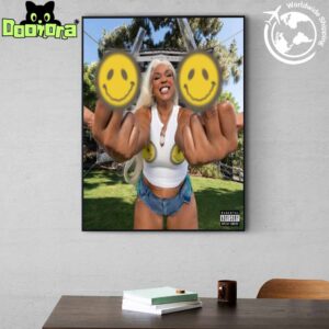 Lizzo New Mixtape My Face Hurts From Smiling Art Cover Fan Gifts Home Decor Poster Canvas