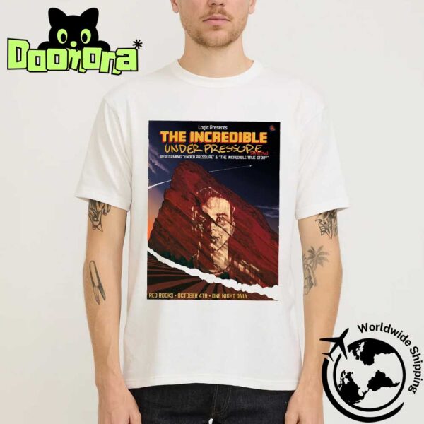 Logic The Incredible Under Pressure Show At Red Rocks On October 4th 2025 Artwork Fan Gifts Classic T-Shirt