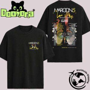 Maroon 5 Love Is Like 2025 US Fall Tour Dates Fan Gifts Two Sides Classic T-Shirt