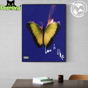 Maroon 5 Love Is Like New Album Art Cover Fan Gifts Home Decor Poster Canvas