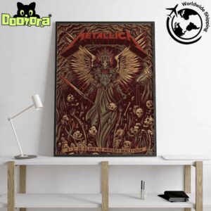 Metallica M72 Atlanta 2025 Poster In Atlanta Georgia At Mercedes Benz Stadium On June 3 2025 Artwork Fan Gifts Home Decor Poster Canvas